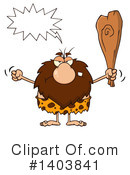 Caveman Clipart #1403841 by Hit Toon