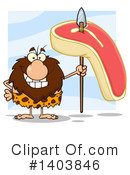 Caveman Clipart #1403846 by Hit Toon