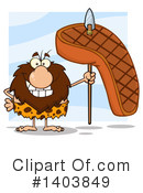 Caveman Clipart #1403849 by Hit Toon