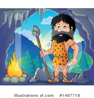 Caveman Clipart #1407718 by visekart