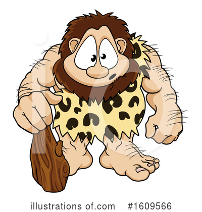 Royalty-Free (RF) Caveman Clipart Illustration by AtStockIllustration - Stock Sample #1609566