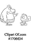 Caveman Clipart #1706634 by Hit Toon