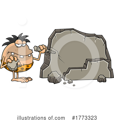 Royalty-Free (RF) Caveman Clipart Illustration by Hit Toon - Stock Sample #1773323