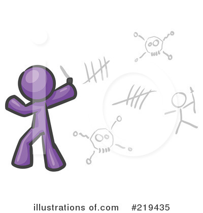 Purple Design Mascot Clipart #219435 by Leo Blanchette