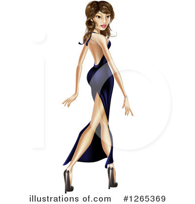 Dress Clipart #1265369 by AtStockIllustration