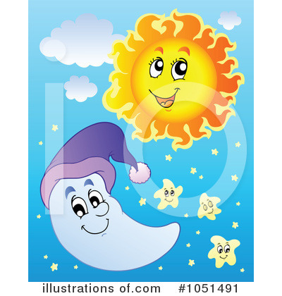 Royalty-Free (RF) Celestial Clipart Illustration by visekart - Stock Sample #1051491