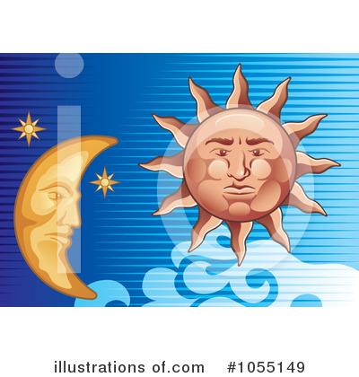 Royalty-Free (RF) Celestial Clipart Illustration by Any Vector - Stock Sample #1055149