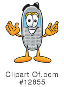 Cell Phone Character Clipart #12855 by Mascot Junction