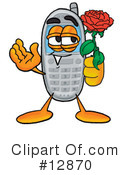 Cell Phone Character Clipart #12870 by Mascot Junction