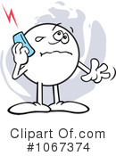 Cell Phone Clipart #1067374 by Johnny Sajem