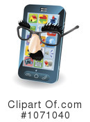 Cell Phone Clipart #1071040 by AtStockIllustration