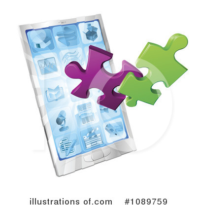Jigsaw Puzzle Clipart #1089759 by AtStockIllustration