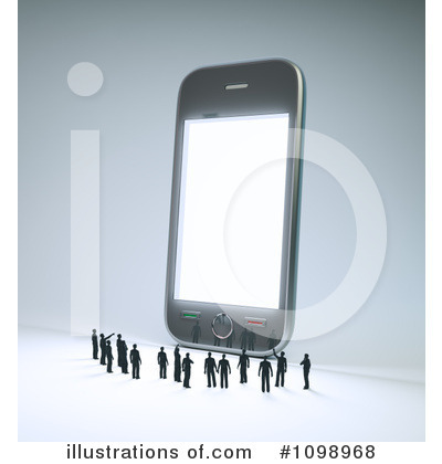 Cell Phones Clipart #1098968 by Mopic