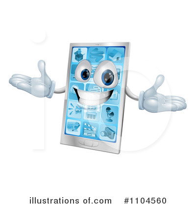 Touch Screen Clipart #1104560 by AtStockIllustration