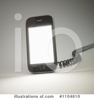 Royalty-Free (RF) Cell Phone Clipart Illustration by Mopic - Stock Sample #1104610