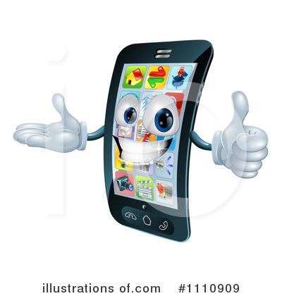 Touch Screen Clipart #1110909 by AtStockIllustration