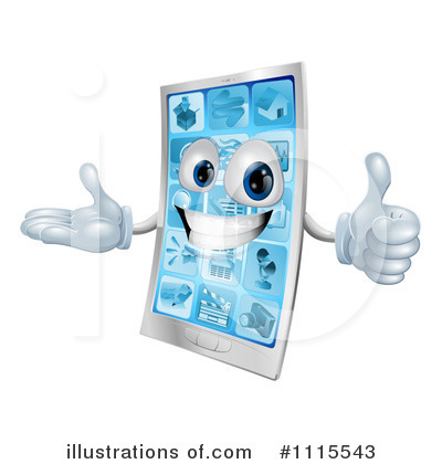 Touch Screen Clipart #1115543 by AtStockIllustration