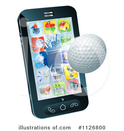 Royalty-Free (RF) Cell Phone Clipart Illustration by AtStockIllustration - Stock Sample #1126800