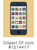 Cell Phone Clipart #1214417 by Eugene