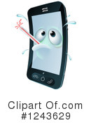 Cell Phone Clipart #1243629 by AtStockIllustration