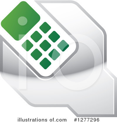 Royalty-Free (RF) Cell Phone Clipart Illustration by Lal Perera - Stock Sample #1277296