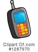 Cell Phone Clipart #1287970 by visekart
