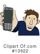 Cell Phone Clipart #13922 by AtStockIllustration