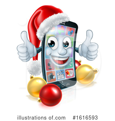 Royalty-Free (RF) Cell Phone Clipart Illustration by AtStockIllustration - Stock Sample #1616593