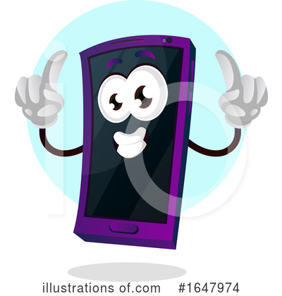 Royalty-Free (RF) Cell Phone Clipart Illustration by Morphart Creations - Stock Sample #1647974