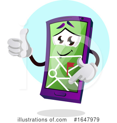 Royalty-Free (RF) Cell Phone Clipart Illustration by Morphart Creations - Stock Sample #1647979