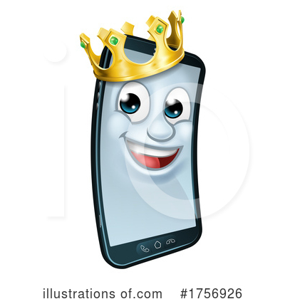 Royalty-Free (RF) Cell Phone Clipart Illustration by AtStockIllustration - Stock Sample #1756926