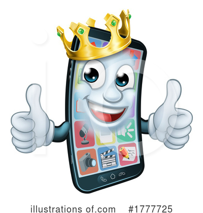 Royalty-Free (RF) Cell Phone Clipart Illustration by AtStockIllustration - Stock Sample #1777725