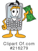 Cell Phone Clipart #216279 by Toons4Biz