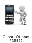 Cell Phone Clipart #25895 by KJ Pargeter