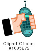 Cellphone Clipart #1095272 by Hit Toon
