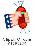 Cellphone Clipart #1095274 by Hit Toon