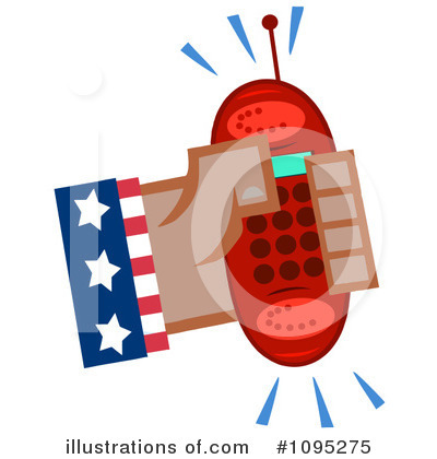 Cell Phone Clipart #1095275 by Hit Toon