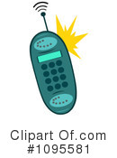 Cellphone Clipart #1095581 by Hit Toon