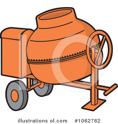 Concrete Mixer Clipart #1062782 by Any Vector