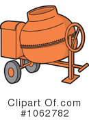 Cement Mixer Clipart #1062782 by Any Vector
