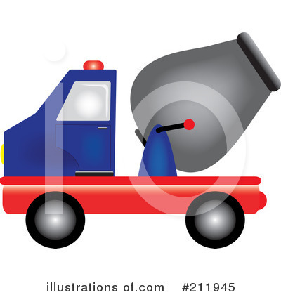 Cement Mixer Clipart #211945 by Pams Clipart