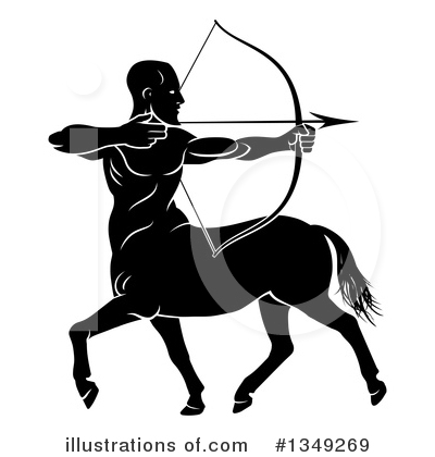 Royalty-Free (RF) Centaur Clipart Illustration by AtStockIllustration - Stock Sample #1349269
