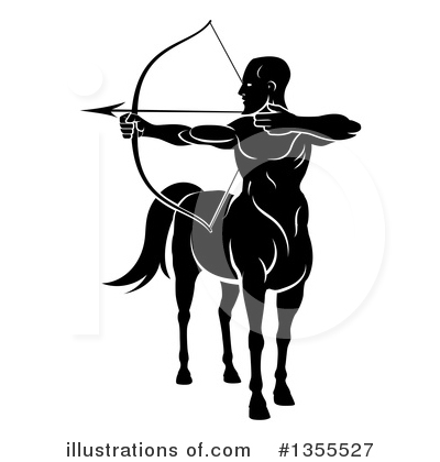 Royalty-Free (RF) Centaur Clipart Illustration by AtStockIllustration - Stock Sample #1355527