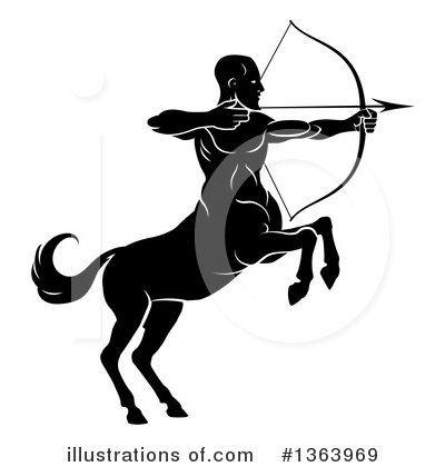 Royalty-Free (RF) Centaur Clipart Illustration by AtStockIllustration - Stock Sample #1363969