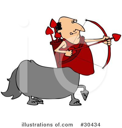 Royalty-Free (RF) Centaur Clipart Illustration by djart - Stock Sample #30434