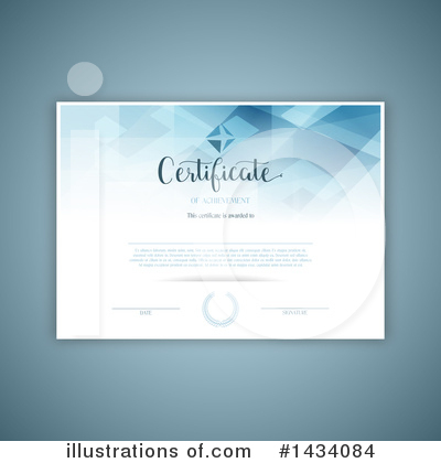 Royalty-Free (RF) Certificate Clipart Illustration by KJ Pargeter - Stock Sample #1434084