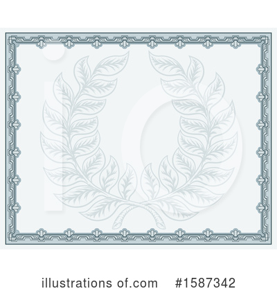 Royalty-Free (RF) Certificate Clipart Illustration by AtStockIllustration - Stock Sample #1587342