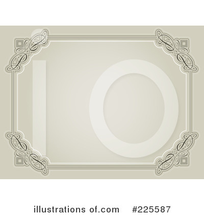 Royalty-Free (RF) Certificate Clipart Illustration by KJ Pargeter - Stock Sample #225587