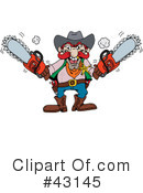 Chainsaw Clipart #43145 by Dennis Holmes Designs