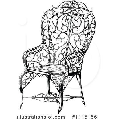 Chair Clipart #1115156 by Prawny Vintage